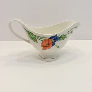 Villeroy & Boch VTG Amapola Poppy Flowers Gravy Boat